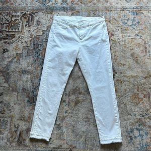 Loft size 30 white jeans